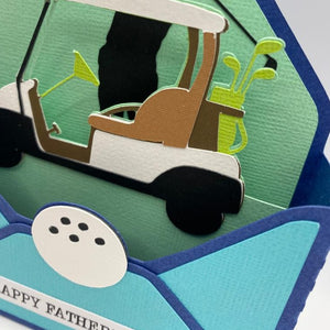 3D Golf Greeting Card