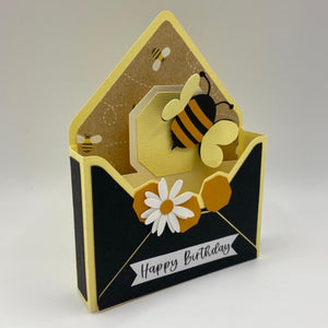 3D Bee Greeting Card